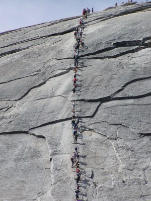 Half-Dome 51 - Up the Cables [2]